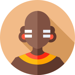Африканский мужчина иконка