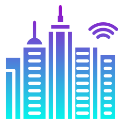 ciudad inteligente icono