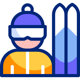 esquí icono
