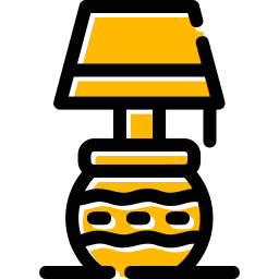 lámpara de escritorio icono