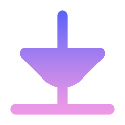 gráfica de parábola icono