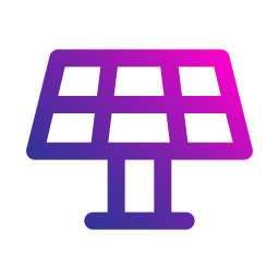 Solar panel icon