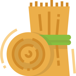 Hay bale icon