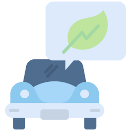 coche ecológico icono