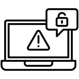 violación de datos icono