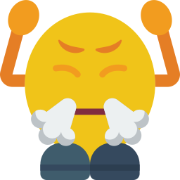 Frustrated icon