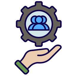 gestión de equipos icono