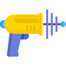 Space gun icon