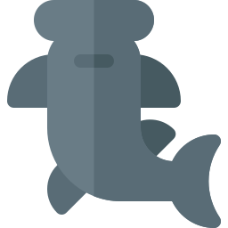 Hammerhead fish icon