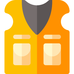 Fishing vest icon