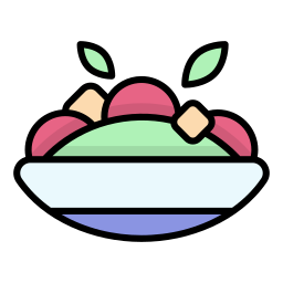 ensalada icono