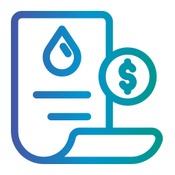 factura de agua icono