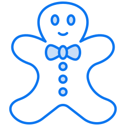 galleta de jengibre icono