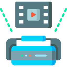 Reproductor de video icono