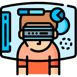 Realidad virtual icono