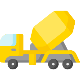 Concrete truck icon