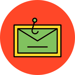 suplantación de identidad (phishing) icono