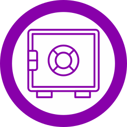 caja de seguridad icono