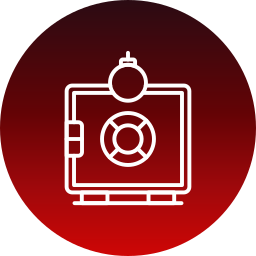 caja de seguridad icono