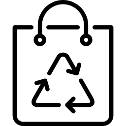 sac recyclé Icône