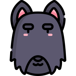 terrier scozzese icona
