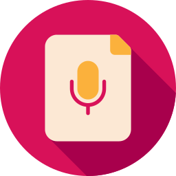 grabación de audio icono