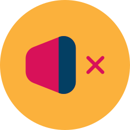 volumen apagado icono