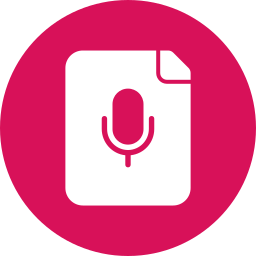 grabación de audio icono