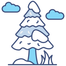 pino nevado icono