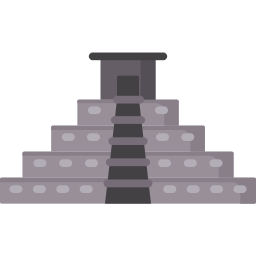 piramide azteca icona