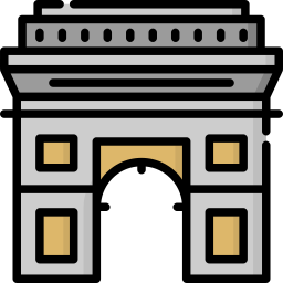 arco del triunfo icono