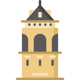 torre galata Ícone