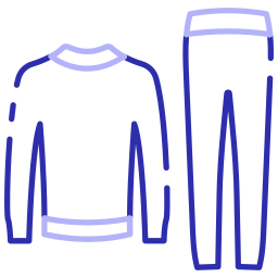 ropa térmica icono