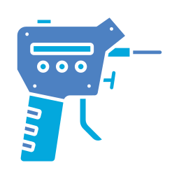 pistola para abrir cerraduras icono