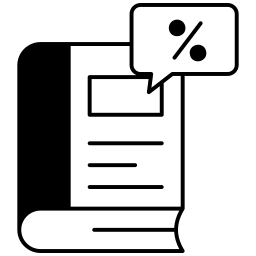 Book discount icon