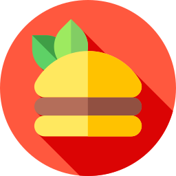 Vegan burger icon