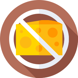 pas de fromage Icône