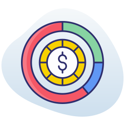 dólar icono