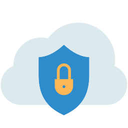 seguridad en la nube icono