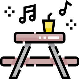 Picnic table icon