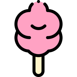 Cotton candy icon