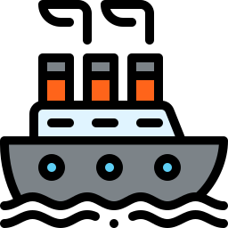 Cargo ship icon