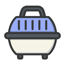 transportín para mascotas icono