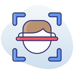 detección de rostros icono