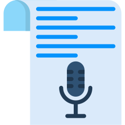 Transcript icon