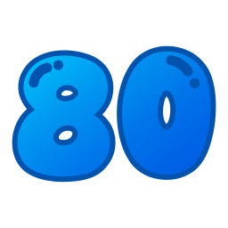 Eighty icon