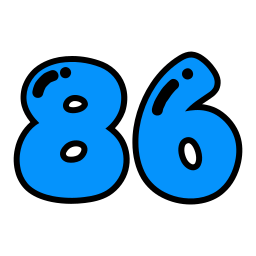 Eighty six icon