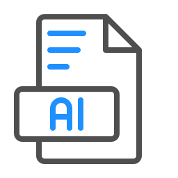 archivo de adobe illustrator icono