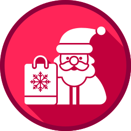 regalo de navidad icono