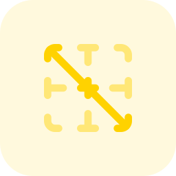 Diagonal icono